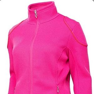 SPYDER PINK CORE SWEATER JACKET SIZE SMALL EXCELLENT CONDITION 🩷
